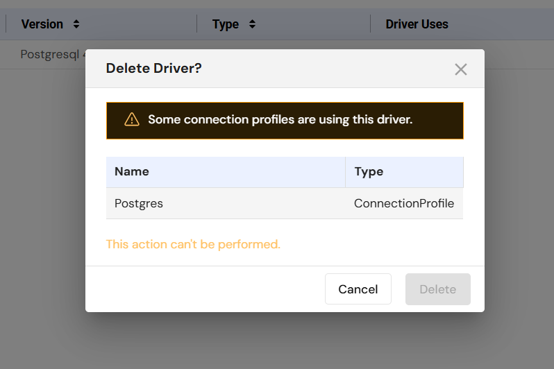 Driver Delete